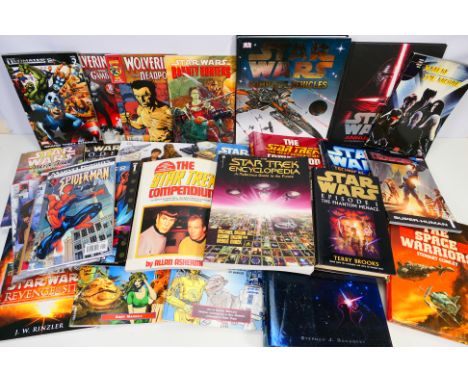 Star Wars - Marvel - Star Trek - Others A group of over 30 reference books, graphic novels and comics, and vintage children's