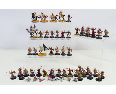 Warhammer - Games Workshop - Citadel - A loose collection of approximately 50 mostly painted plastic Warhammer Lord of the Ri