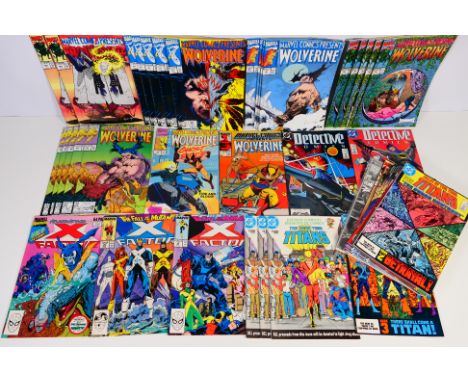 Marvel - DC Comics - 45 Bronze,  Copper and Modern Age comics. Lot includes Marvel Comics Presents #95 Marvel 1992 Key Issue 