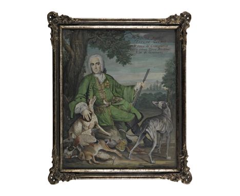 Mario Zanelli (active Italy, 18th Century)Portrait of Achille Michele Ettore Gloria, fourth Duke of Centigloria, aged 44, ful