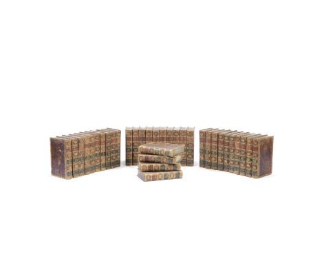 BELL (JOHN)Bell's British Theatre. Consisting the Most Esteemed English Plays, 34 vol. (complete),  half-titles, engraved fro