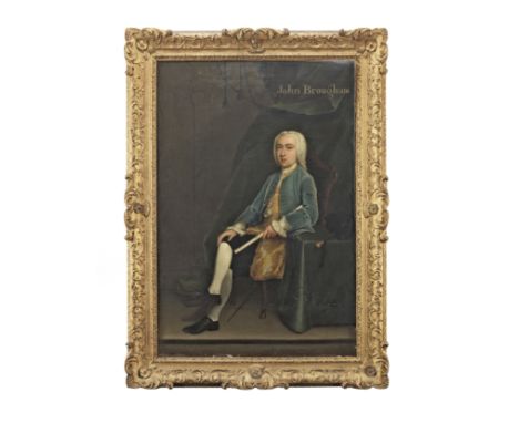 Follower of John Theodore Heins (Norwich 1732-1771 Chelsea)Portrait of a gentleman, traditionally identified as John Brougham