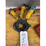 LOT - (3) DEWALT DIE GRINDERS