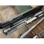 SNAP-ON CONTROL TECH ELECTRONIC TORQUE WRENCH W/ANGLE HEAD, MODEL CTECH 3FR250