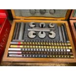 DUMONT KEYWAY BROACH SET, W/ 5/16", 5/16", 3/8", 7/16", 7/16", ½" BROACHES