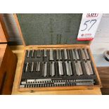 DUMONT KEYWAY BROACH SET, W/ 3/16", ¼", 3/8" BROACHES