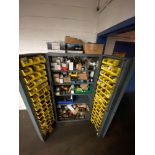 LOT - ELECTRICAL SUPPLY CABINET, W/ CONTENTS
