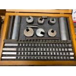 DUMONT KEYWAY BROACH SET, W/ 5/16", 3/8", 3/8", 7/16", ½" BROACHES