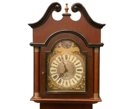 TEMPUS FUGIT ECS WESTMINSTER, GERMANY LONGCASE CLOCK, 215cms H, 44cms W, 28cms D