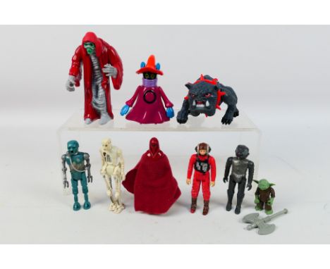 Kenner - Star Wars - LJN - Thundercats - A group of loose 1980s Star Wars, Thundercats and He-Man figures, Emperor's Royal Gu