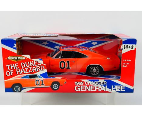 Ertl - A boxed Ertl #32485 1:18 scale diecast 'American Muscle' series 'The Dukes of Hazzard' 1969 Dodge Charger 'General Lee