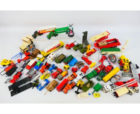 Matchbox - Corgi - A selection of approximately  40 unboxed predominantly Matchbox diecast model vehicles, including domestic