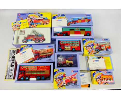 Corgi Classics - Five boxed Limited Edition diecast vehicles from the Corgi Classics 1990's 'Chipperfields Circus' series wit