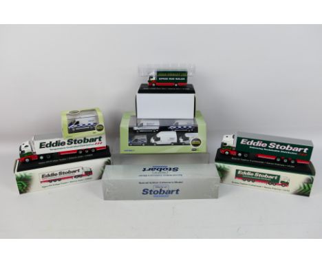 Oxford Diecast - Atlas Editions - A collection of boxed 'Eddie Stobart' themed diecast model vehicles in 1:76 scale. Lot incl