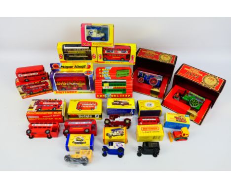 Matchbox - Budgie - A selection of vintage and newer Matchbox diecast vehicles comprising of Case Tractor(#16), A limited edi