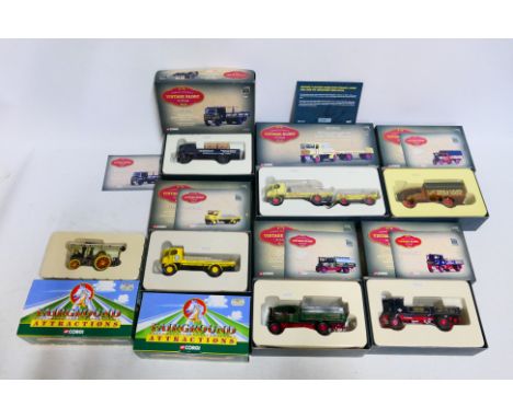 Corgi - Vintage Glory - Fairground Attraction - 8 x boxed vehicles including Sentinel DG4 steam wagon # 80006, Foden steam wa