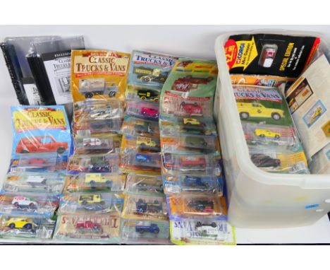 Hachette - A bagged collection of over 60 diecast models predominately from the Hachette magazine series 'Classic Trucks & Va