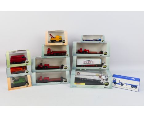 Oxford Diecast - A fleet of 12 boxed Oxford Diecast commercial vehicles predominately in 1:76 scale. Lot includes Limited Edi