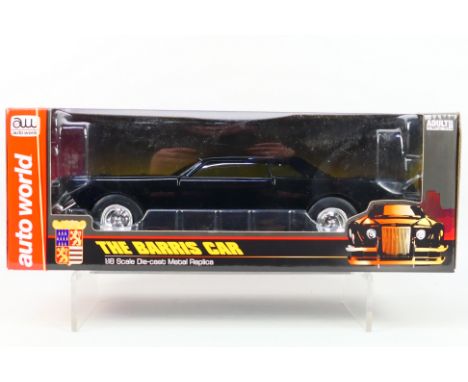 Auto World - A boxed 1:18 scale Auto World #AWSS120 Bariss Kustom Series 'The Bariss Car'. The model appears to be in Mint co