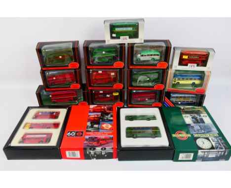 EFE - A boxed fleet of 15 EFE 1:76 scale diecast model buses. Lot includes EFE Limited Edition London Buses Set (London Trans