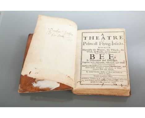 PURCHAS (SAMUEL) A THEATRE OF POLITICALL FLYING INSECTS WHEREIN ESPECIALLY THE NATURE, THE WORTH, THE WORK, THE WONDER AND TH