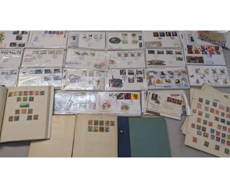 Stamps - mixed early 20th century and later world stamps to include China, Britain, Commonwealth/Empire, France, Germany, USA