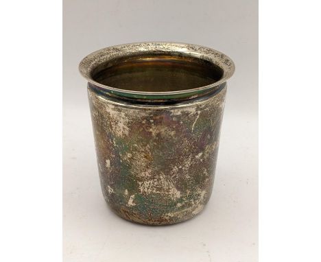 A Danish sterling silver cup, marked COHR to the base, 74.1gLocation: 