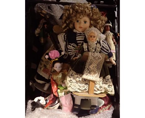 Mixed dolls to include ceramic head examples. Not available for in-house P&amp;P 