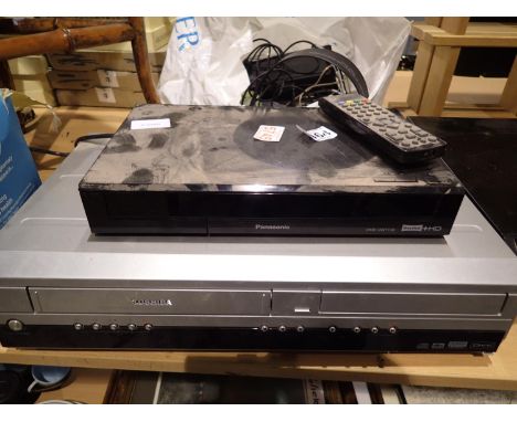 Toshiba DVD/VHS recorder and player, and a DVD player. All electrical items in this lot have been PAT tested for safety and h