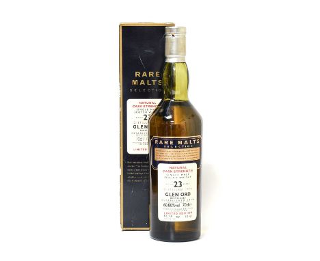 Glen Ord 23 Year Old Single Malt Scotch Whisky, Old Rare Malts Selection bottling, distilled 1974, bottled 1998, bottle numbe