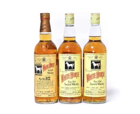 White Horse Scotch Whisky, 1960s bottling, No. 7746437, 70º proof, 26 2/3 fl. ozs. (one bottle), White Horse Fine Old Scotch 