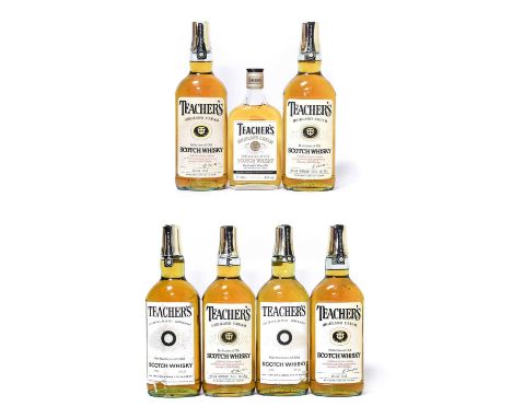 Teacher's Highland Cream Perfection of Old Scotch Whisky, 70º proof 26 2/3 fl. ozs. (two bottles), Teacher's Highland Cream P