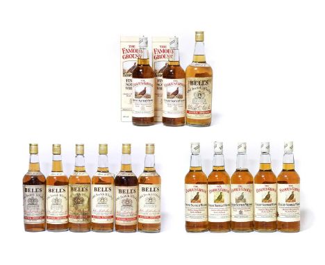 The Famous Grouse Finest Scotch Whisky, 1980s bottlings, 40% vol 75cl (seven bottles), Bell's Old Scotch Whisky, 40% vol 75cl