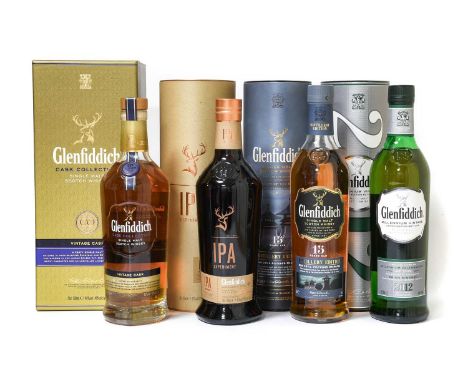 Glenfiddich Cask Collection Single Malt Scotch Whisky, 'Vintage Cask', 40% vol 70cl (one bottle), Glenfiddich 15 Year Old Sin