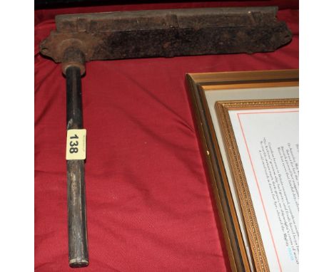 An industrial thermometer, T Vincent & Co., Newport