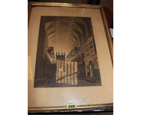 Kings College. Lithograph 15' x 11'