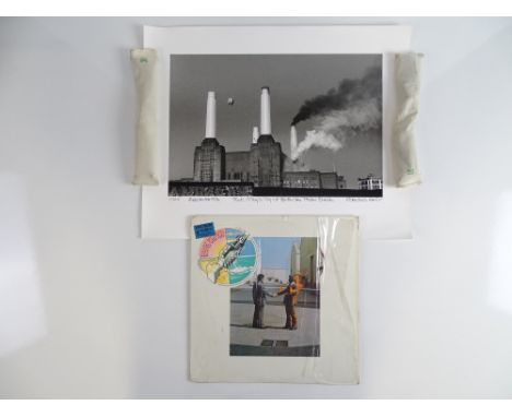PINK FLOYD: CARINTHIA WEST limited edition (1976) 1/25 gelatin art print of Pink Floyd Pig at Battersea Power Station togethe