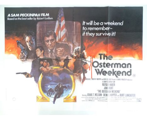 "A group of movie memorabilia comprising: THE OSTERMAN WEEKEND and FATAL ATTRACTION UK Quad Film Posters (30"" x 40""), 3 x F