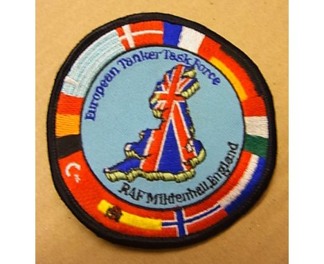 European Tanker Task Force - R.A.F. Mildenhall, England Cloth Patch