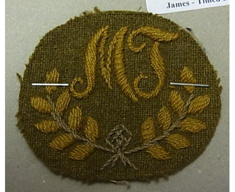 British Army Motor Transport WWII Cloth sleeve patch.