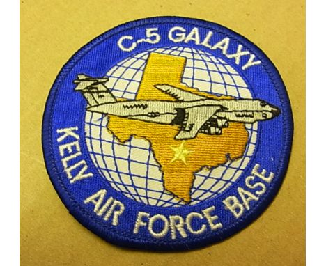 Lockheed C-5 Galaxy - Kelly Air Force base cloth arm patch