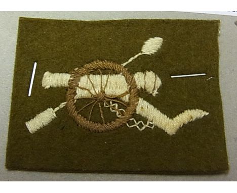 Royal Artillery N.C.O. Service Dress Cloth Arm Patch