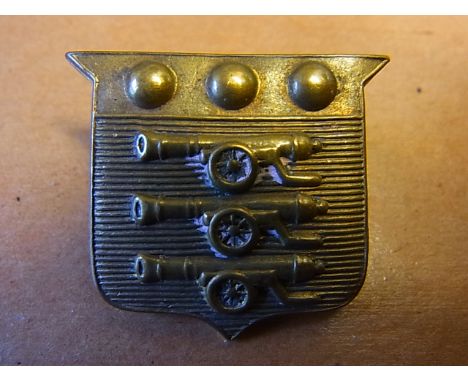 Army Ordnance Corps Collar Badge (Brass)