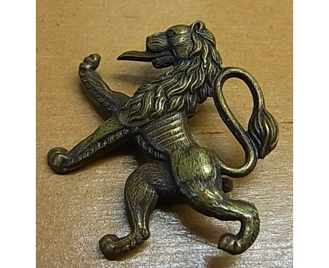Belgian Army in Exile (Free Belgium Forces) WWII Cap Badge (Brass)
