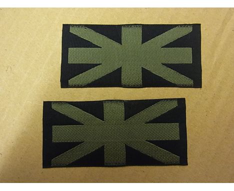 R.A.F. United Kingdom (subdued) cloth shoulder patch pair