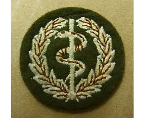 Royal Army Medical Corps 'Medical Assistant' Cloth sleeve patch.