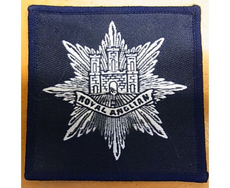 Royal Anglian Regiment Cloth Arm Patch.