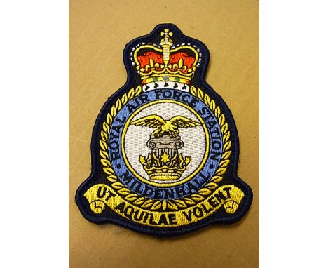 Royal Air Force Station - Mildenhall cloth arm patch, QC 