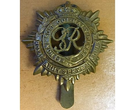 Royal Army Service Corps WWII Cap badge (Brass)