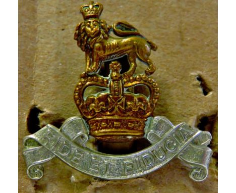 Royal Army Pay corps cap badge, QC (Bi-Metal)